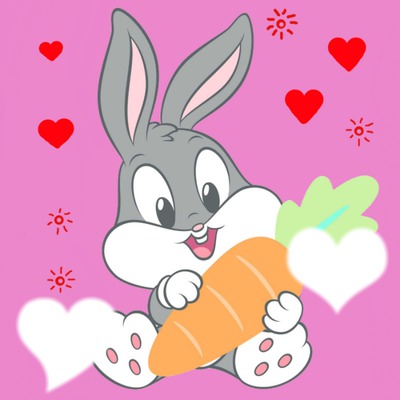 Baby Bugs Bunny Fotomontaggio