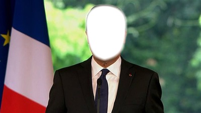 François Hollande Fotomontaža
