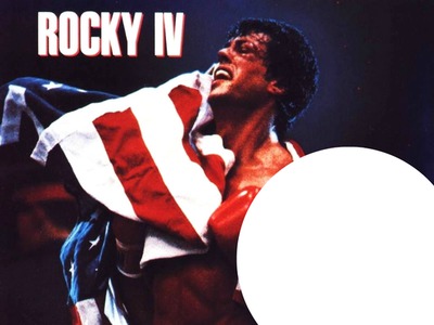 ROCKY IV contre IVAN DRAGO Photo frame effect