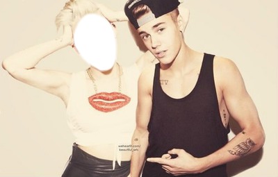 Justin Bieber And You Fotomontaż