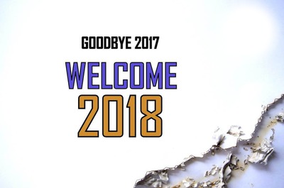goodbye 2017 Fotomontage