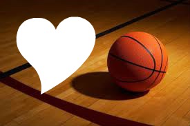 Basketball LOVE Fotomontáž
