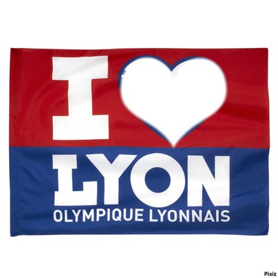 olympique lyonnais フォトモンタージュ