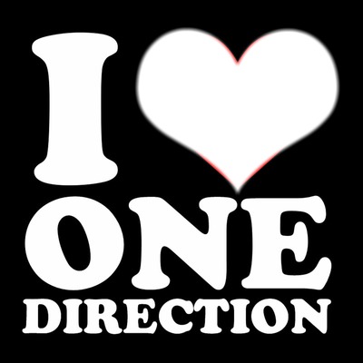I<3 One Direction Fotomontaż