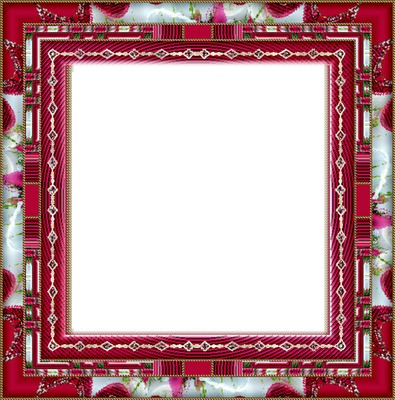 Cadre rouge Photomontage