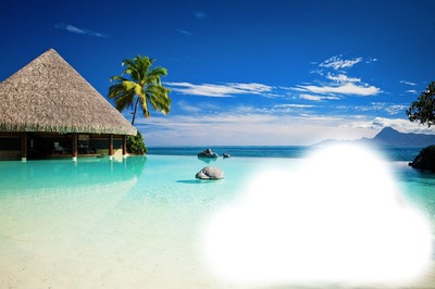 Maldiva Playa Fotomontasje