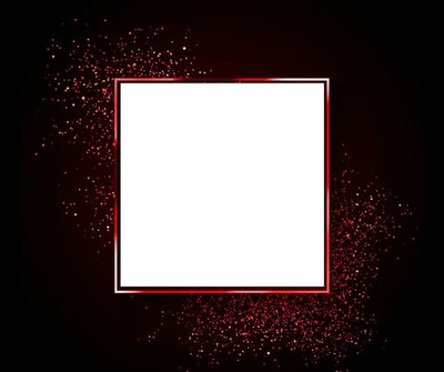 red Photo frame effect