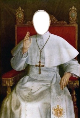 le pape c toi Фотомонтажа