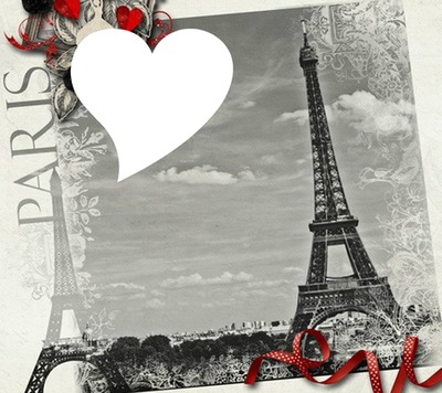 Paris Romantic Фотомонтаж