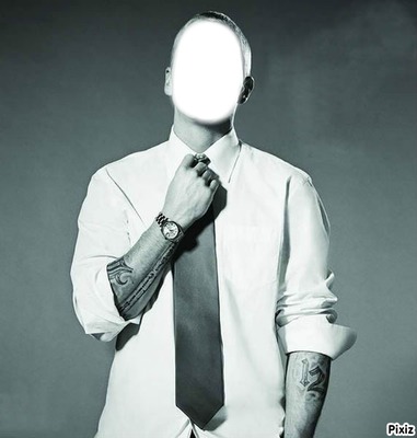 Toi en mode Eminem =) Fotomontāža