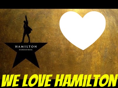 We Love Hamilton Fotómontázs