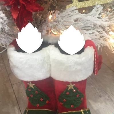bottes de Noël Valokuvamontaasi