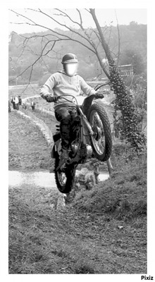 moto cross Fotomontage