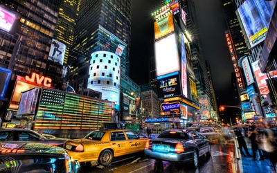 new york times square Montaje fotografico