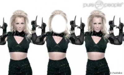 Photo avec Britney Spears フォトモンタージュ