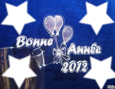 bonne année 2012 Fotomontaż