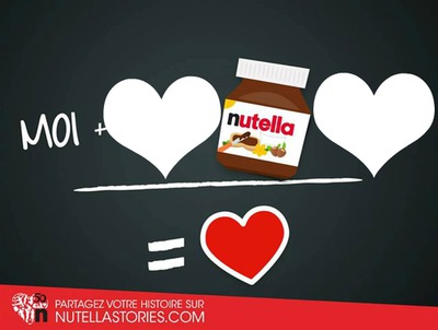 50 Nutella tableau Photomontage