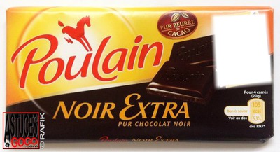 Poulain Noir Extra フォトモンタージュ