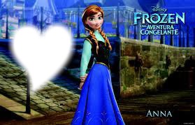 Anna Frozen Fotomontage