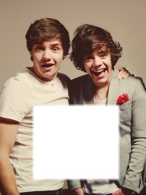 One Direction Harry e Liam Fotomontaggio