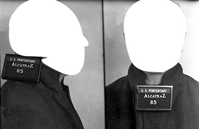 prisonier d'alcatraz Fotomontaža