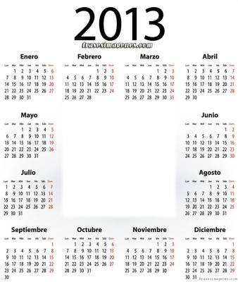 Calendario 2013 フォトモンタージュ