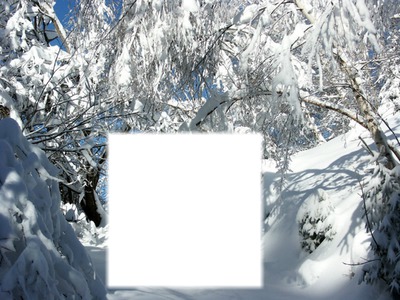 neige Fotomontagem