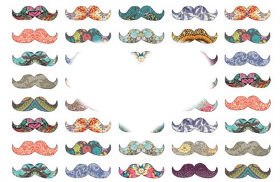 mur moustache Fotomontažas