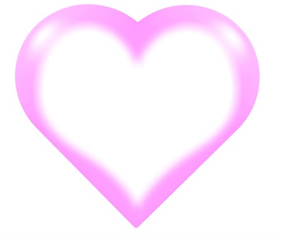 coração cor de rosa Fotomontagem