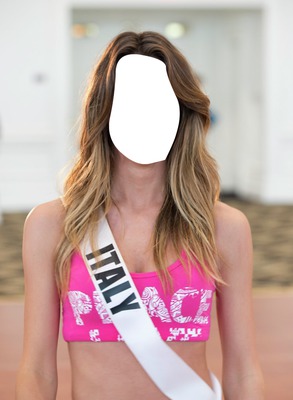 Miss Italy 2015 Fotomontage