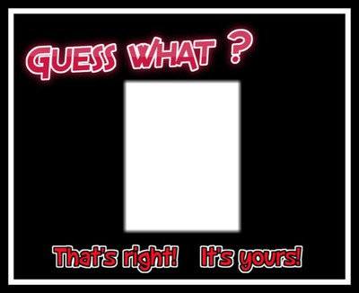 guess what? frame フォトモンタージュ