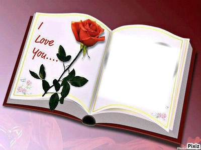 love you Photo frame effect