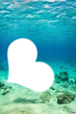Amour ocean Fotomontáž