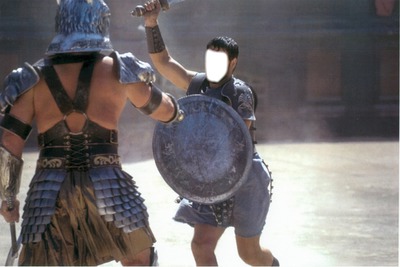 Gladiator Movies film Photomontage