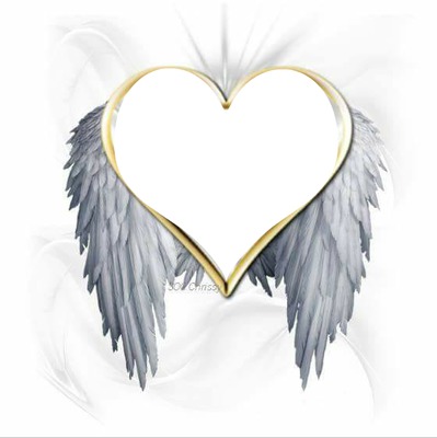 heart wings Фотомонтажа