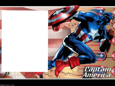 Capitan America Photo frame effect