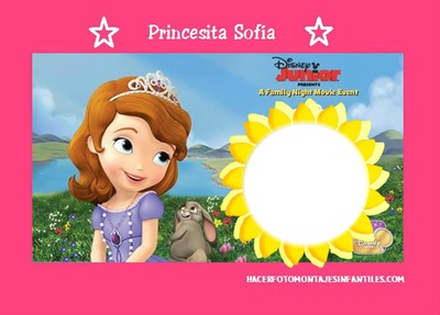 Princesa Sofia Montaje fotografico