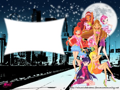 WINX IN THE CITY Fotomontage
