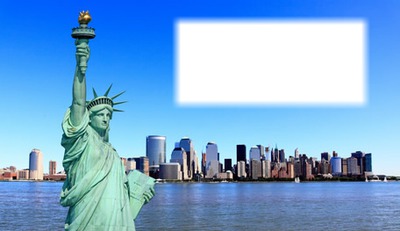 carte de visite new york Fotomontagem