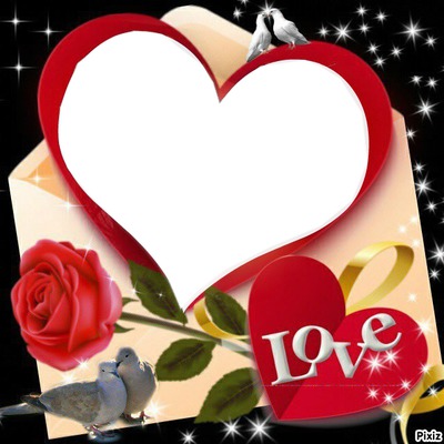 montage love Photo frame effect
