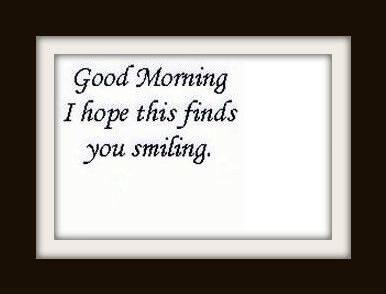 good morning smile bill Photo frame effect