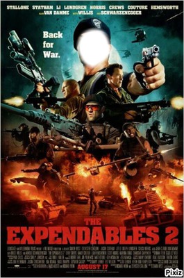 the expendables 2 Photo frame effect