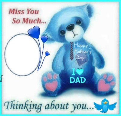 DADDYS DAY IN HEAVEN Photo frame effect