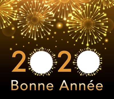 Bonne année 2020 Fotoğraf editörü