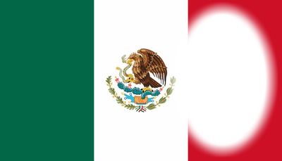 Mexico flag Фотомонтаж