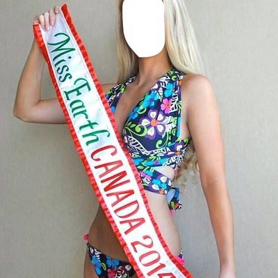 Miss Canada Photo frame effect