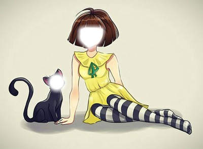 Mister Midnight and Fran Bow Fotomontaggio