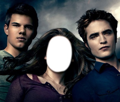 Twilight (Bella, Edward et jacob) Photo frame effect