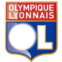 foot Logo officiel OL Fotomontaggio