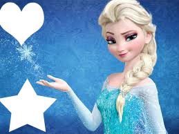 Elsa Frozen フォトモンタージュ